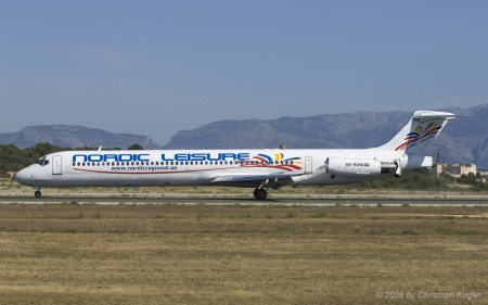McDonnell Douglas MD-83 | SE-RDM | Nordic Leisure | PALMA DE MALLORCA (LEPA/PMI) 04.05.2008