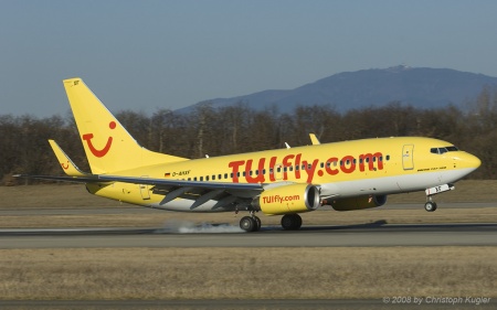 Boeing 737-7K5 | D-AHXF | TUIfly | BASLE (LFSB/BSL) 24.02.2008