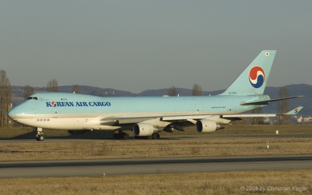 Boeing 747-4B5 | HL7600 | Korean Air Cargo | BASLE (LFSB/BSL) 24.02.2008