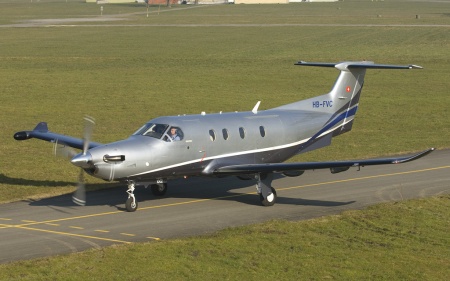 Pilatus PC-12/47E | HB-FVC | Pilatus Flugzeugwerke | BUOCHS (LSZC/BXO) 13.02.2008