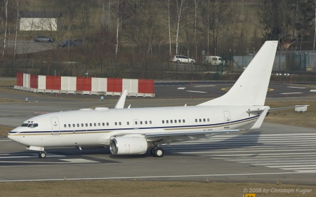 Boeing 737-7Z5 | A6-DAS | untitled (Royal Jet) | Z&UUML;RICH (LSZH/ZRH) 26.01.2008