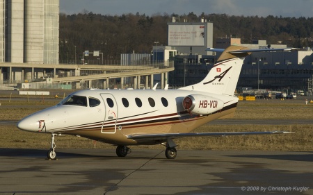 Raytheon 390 Premier IA | HB-VOI | private | Z&UUML;RICH (LSZH/ZRH) 02.02.2008