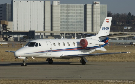Cessna 560XL Citation Excel | OE-GTK | untitled (Int'l Jet Management) | Z&UUML;RICH (LSZH/ZRH) 23.02.2008