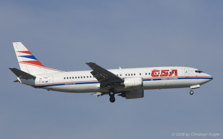 Boeing 737-45S | OK-FGS | CSA Czech Airlines | Z&UUML;RICH (LSZH/ZRH) 10.05.2008