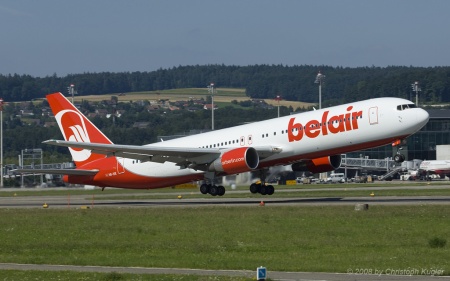 Boeing 767-3Q8ER | HB-ISE | Belair Airlines | Z&UUML;RICH (LSZH/ZRH) 25.07.2008