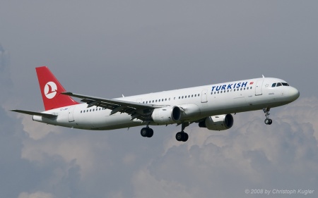 Airbus A321-211 | TC-JMF | Turkish Airlines | Z&UUML;RICH (LSZH/ZRH) 27.07.2008
