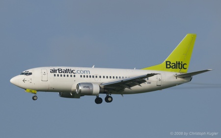 Boeing 737-53S | YL-BBE | Air Baltic | Z&UUML;RICH (LSZH/ZRH) 02.09.2008