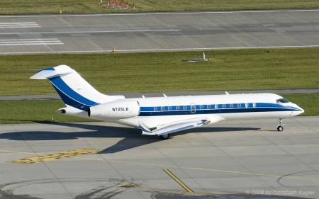 Bombardier BD.700 Global Express | N725LB | untitled (TAG Aviation USA) | Z&UUML;RICH (LSZH/ZRH) 05.10.2008