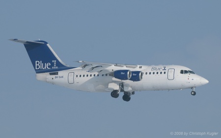 Avro RJ85 | OH-SAK | Blue1 | Z&UUML;RICH (LSZH/ZRH) 13.12.2008