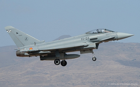 EADS Eurofighter | C.16-21 | Spanish Air Force | LAS PALMAS / GANDO (GCLP/LPA) 09.09.2009