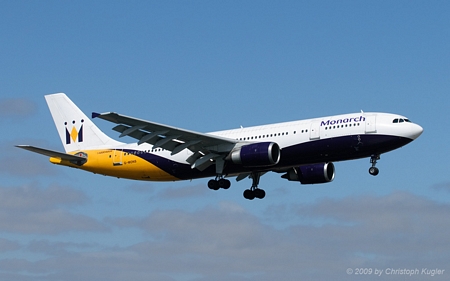 Airbus A300B4-605R | G-MONS | Monarch Airlines | ARRECIFE-LANZAROTE (GCRR/ACE) 03.09.2009