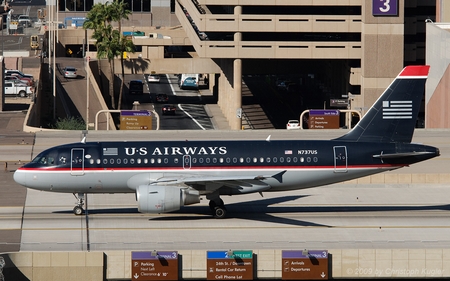 Airbus A319-112 | N737US | US Airways | PHOENIX SKY HARBOUR INTL (KPHX/PHX) 17.10.2009