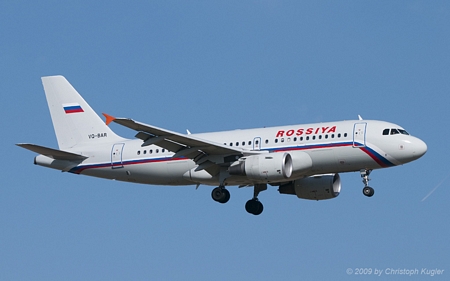 Airbus A319-111 | VQ-BAR | Rossiya Russian Airlines | PARIS CHARLES-DE-GAULLE (LFPG/CDG) 21.03.2009