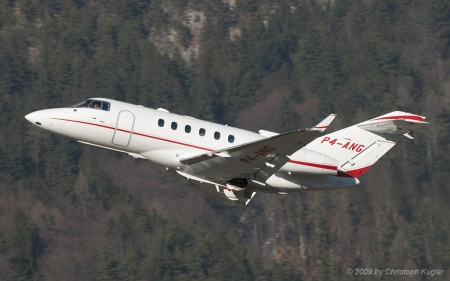 Hawker Beechcraft Hawker 900XP | P4-ANG | private | INNSBRUCK-KRANEBITTEN (LOWI/INN) 10.01.2009