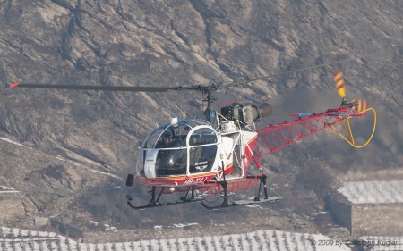 Sud Aviation SA315 Lama | HB-XXJ | Air Glaciers | SION (LSGS/SIR) 31.01.2009