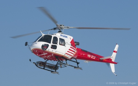 Aerospatiale AS350 B3 Ecureuil | HB-ZCZ | Air Glaciers | SION (LSGS/SIR) 31.01.2009