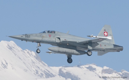 Northrop F-5E Tiger II | J-3097 | Swiss Air Force | SION (LSGS/SIR) 31.01.2009