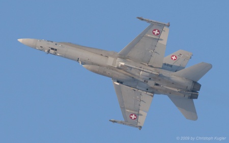 McDonnell Douglas F/A-18C Hornet | J-5016 | Swiss Air Force | SION (LSGS/SIR) 31.01.2009