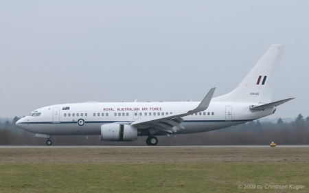 Boeing 737-7DT | A36-001 | Royal Australian Air Force | Z&UUML;RICH (LSZH/ZRH) 29.01.2009