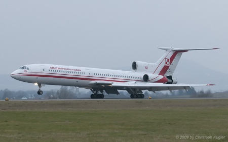 Tupolev Tu 154M | 102 | Polish Air Force | Z&UUML;RICH (LSZH/ZRH) 29.01.2009