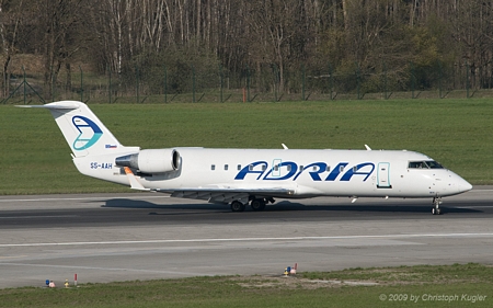 Bombardier CRJ 100LR | S5-AAH | Adria Airways | Z&UUML;RICH (LSZH/ZRH) 11.04.2009