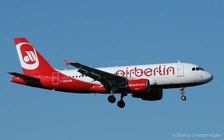Airbus A319-112 | HB-IOX | Air Berlin (Belair Airlines) | Z&UUML;RICH (LSZH/ZRH) 07.05.2009