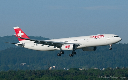 Airbus A330-343X | HB-JHA | Swiss International Air Lines | Z&UUML;RICH (LSZH/ZRH) 17.05.2009