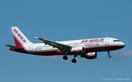 Airbus A320-214 | HB-IOS | Air Berlin (Belair Airlines) | Z&UUML;RICH (LSZH/ZRH) 30.05.2009