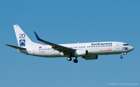 Boeing 737-8FH | TC-SNH | SunExpress | Z&UUML;RICH (LSZH/ZRH) 30.05.2009