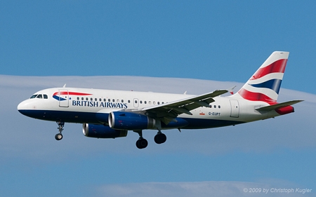 Airbus A319-131 | G-EUPT | British Airways | Z&UUML;RICH (LSZH/ZRH) 01.06.2009