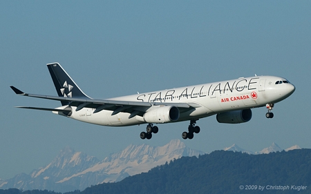 Airbus A330-343X | C-GHLM | Air Canada  |  Star Alliance c/s | Z&UUML;RICH (LSZH/ZRH) 26.07.2009