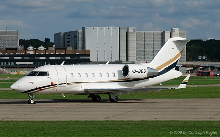 Bombardier Challenger CL.605 | VQ-BDG | private | Z&UUML;RICH (LSZH/ZRH) 20.09.2009