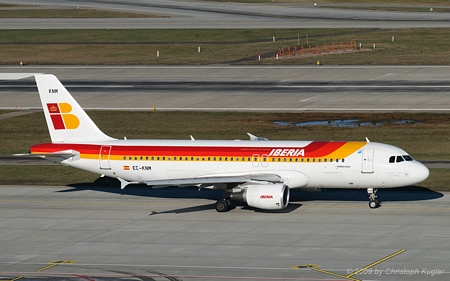 Airbus A320-214 | EC-KNM | Iberia | Z&UUML;RICH (LSZH/ZRH) 27.12.2009