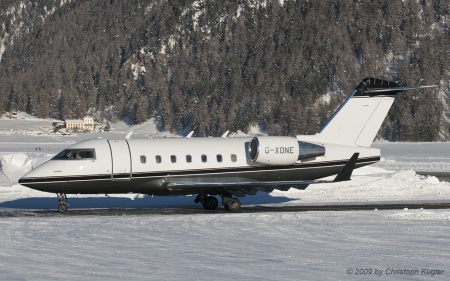 Bombardier Challenger CL.604 | G-XONE | untitled (Gama Aviation) | SAMEDAN (LSZS/SMV) 02.01.2009
