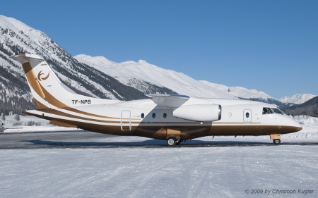 Dornier 328 Jet | TF-NPB | untitled (Icejet) | SAMEDAN (LSZS/SMV) 03.01.2009
