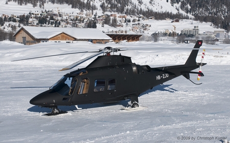 Agusta A109S Grand | HB-ZJU | private | SAMEDAN (LSZS/SMV) 15.02.2009