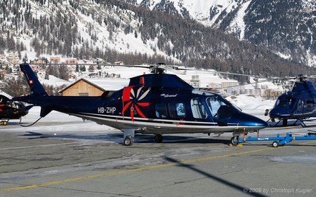 Agusta A109S Grand | HB-ZHP | Swiss Jet | SAMEDAN (LSZS/SMV) 20.12.2009