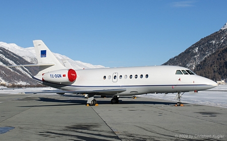 Dassault Falcon 2000EX EASy | TC-DGN | untitled (Dogan Air) | SAMEDAN (LSZS/SMV) 20.12.2009
