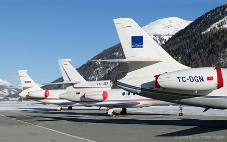 Dassault Falcon 2000EX EASy | TC-DGN | untitled (Dogan Air) | SAMEDAN (LSZS/SMV) 20.12.2009