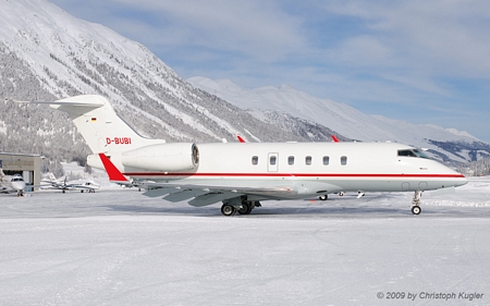 Bombardier Challenger 300 | D-BUBI | untitled (Triple Alpha) | SAMEDAN (LSZS/SMV) 26.12.2009