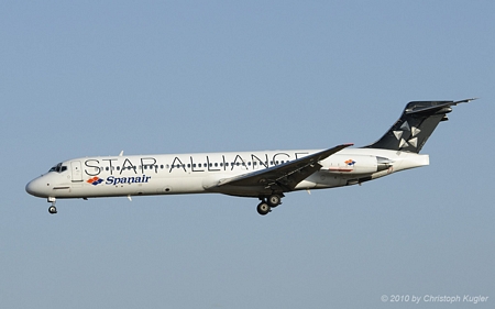 McDonnell Douglas MD-87 | EC-KJE | Spanair  |  Star Alliance c/s | PALMA DE MALLORCA (LEPA/PMI) 17.07.2010