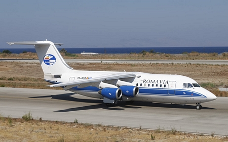 BAe 146-200 | YR-BEA | Romavia | RHODOS - DIAGORAS (LGRP/RHO) 18.09.2010