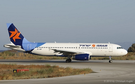 Airbus A320-232 | 4X-ABF | Israir | RHODOS - DIAGORAS (LGRP/RHO) 22.09.2010