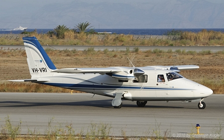 Vulcanair (Piaggio) P.68R | VH-VRI | private | RHODOS - DIAGORAS (LGRP/RHO) 22.09.2010