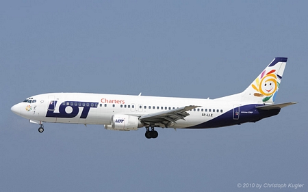 Boeing 737-45D | SP-LLE | LOT Polish Airlines | RHODOS - DIAGORAS (LGRP/RHO) 23.09.2010