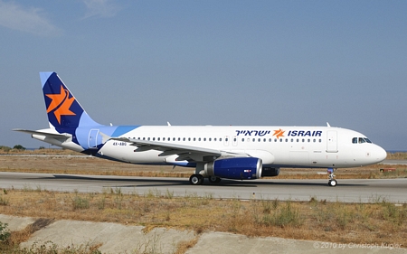Airbus A320-232 | 4X-ABG | Israir | RHODOS - DIAGORAS (LGRP/RHO) 25.09.2010