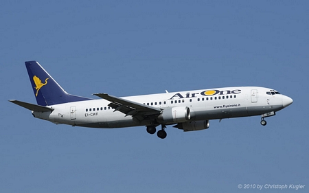 Boeing 737-42C | EI-CWF | Air One | ROMA-FIUMICINO (LIRF/FCO) 25.08.2010