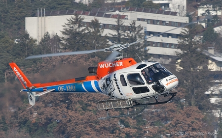 Aerospatiale AS350 B3 Ecureuil | OE-XHO | Wucher | INNSBRUCK-KRANEBITTEN (LOWI/INN) 16.01.2010