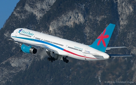 Boeing 757-236 | G-OOOZ | First Choice Airways | INNSBRUCK-KRANEBITTEN (LOWI/INN) 16.01.2010