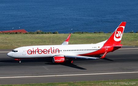 Boeing 737-8K5 | D-ABKJ | Air Berlin | MADEIRA-FUNCHAL (LPMA/FNC) 18.05.2010